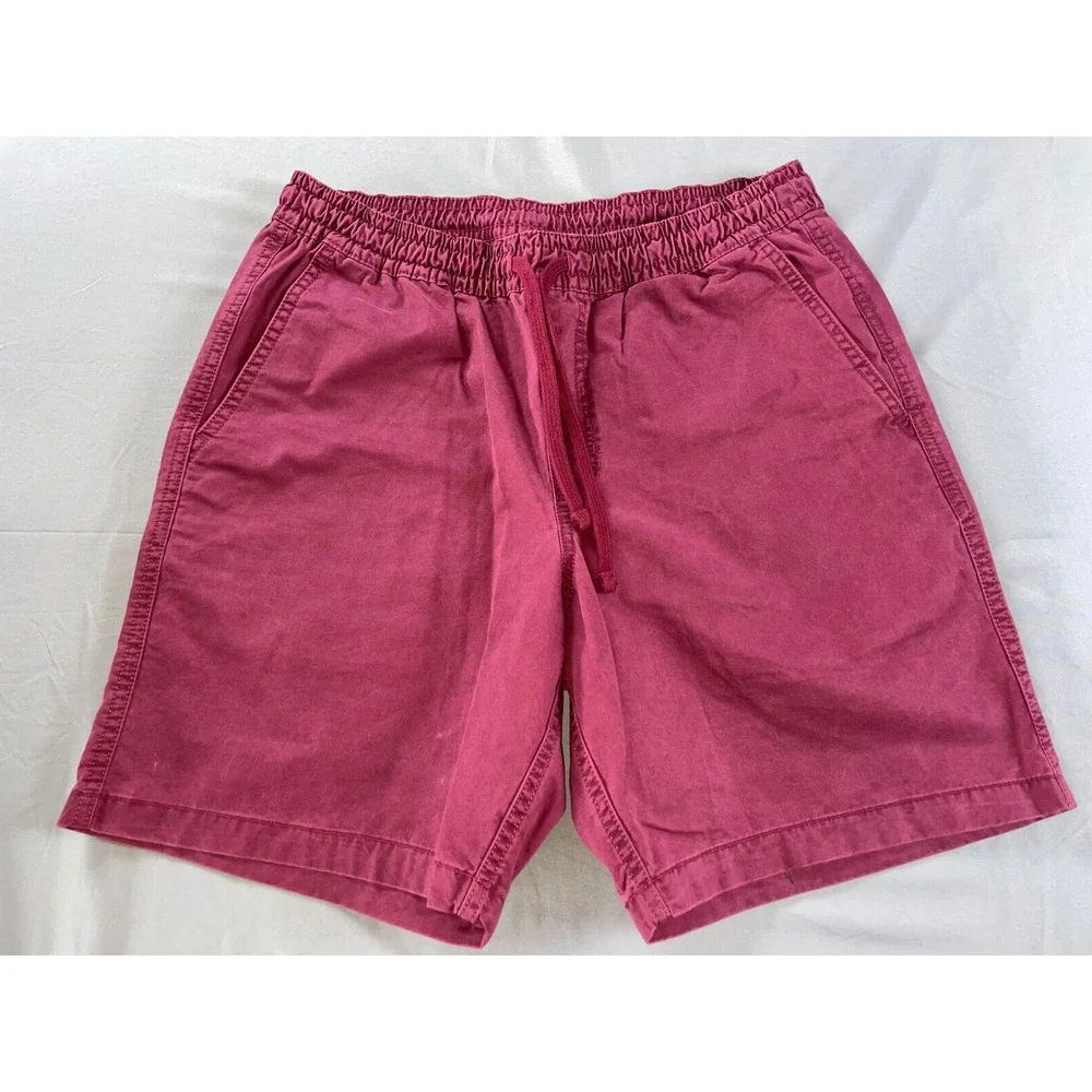 Vans Elastic Waist Jogger Style Chino Skate Shorts. Burgundy, Men's Size M. EUC!